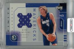 2002-03 Upper Deck Finite  Dirk Nowitzki Elements Jerseys #DNJ Dallas Mavericks