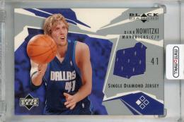 2003-04 Black Diamond Dirk Nowitzki Jerseys #BDDN Dallas Mavericks