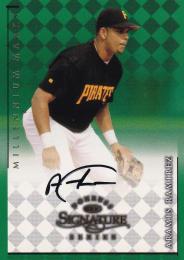 1998 Donruss Signature Pittsburgh Pirates Aramis Ramirez Autograph Millenniumパラレル版 0599