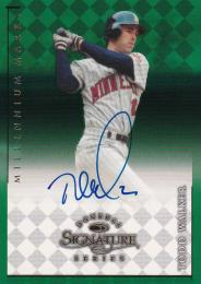 1998 Donruss Signature Minnesota Twins Todd Walker Autograph Millenniumパラレル版 0960