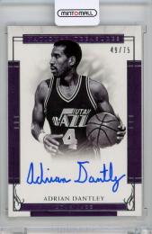 2016-17 Panini National Treasures  Adrian Dantley Signatures #10 49/75