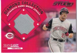 2001 Studio Cincinnati Reds Sean Casey Diamond Collection