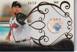 2015 Topps Tribute Atlanta Braves John Smoltz Milestones Relics 09/10