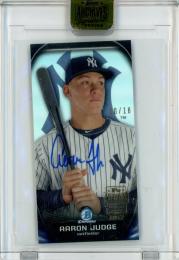 2017 Topps Archives Signature Series Aaron Judge Autographs 2015 Bowman Chrome Prospect Profiles Minis【10/18】 New York Yankees