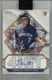 2022 Topps Luminaries Bobby Witt Jr. Hit Kings Autographs #HK-BW RC【05/15】 Kansas City Royals