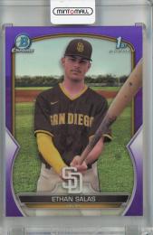 2023 Topps Bowman Chrome Ethan Salas Chrome Prospects Purple #BCP-171 ※裏面初期傷あり【232/250】 San Diego Padres