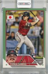 2023 Topps Japan Edition Corbin Carroll Jade Green #190 RC 【69/75】 Arizona Diamondbacks