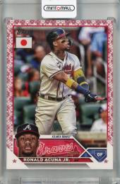 2023 Topps Japan Edition Ronald Acuna Jr.  Cherry Blossoms #220【35/99】 Atlanta Braves