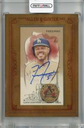 2023 Topps Allen & Ginter Freddie Freeman Framed Mini Baseball Autographs #MA-FF ※初期傷あり Los Angeles Dodgers