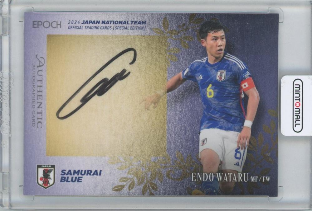 Topps 限定25枚 日本代表 遠藤航 直筆サイン オートグラフ リバプール