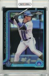 2025 Topps NPB Chrome 蝦名達夫 Black Refractors【01/10】 横浜DeNAベイスターズ