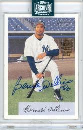 2024 TOPPS Archives Signature Series Retired Bernie Williams Autograph '02 Bowman Heritage #278【1/1】 New York Yankees