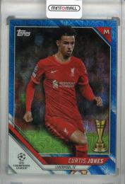 2021-22 Topps UEFA Champions League Japan Edition Liverpool FC Curtis Jones Base Blue(パラレル版) 74/75
