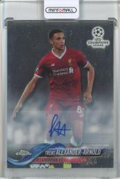 2017-18 Topps Chrome Trent Alexander Arnold Auto #29 Liverpool FC