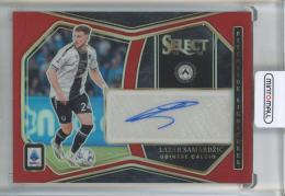 2023-24 Panini select SerieA Lazar Samardzic Pitchside Auto Red #PS-LS Udinese Calcio