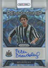 2023-24 Panini Prizm Premier League Peter BeardSley Auto Penmanship Choice #P-PB Newcastle United