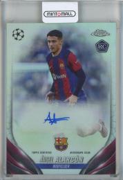 2023-24 Topps Chrome UCL Angel Alarcon RC Auto #CA-AA FC Barcelona