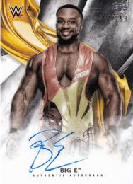 2019 Topps WWE Undisputed Wrestling WWE Big E Undisputed Autographs 127/199