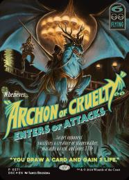 【DSC】【ENG】【Foil】《残虐の執政官/Archon of Cruelty》ボーダーレス版