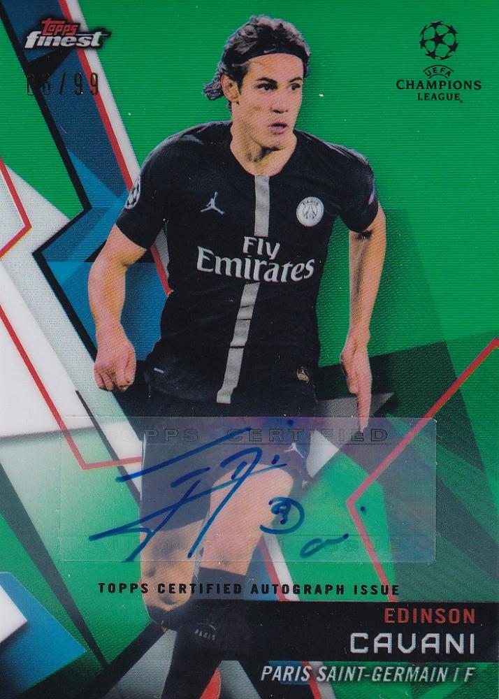 直筆サイン入り写真 エディンソン・カバーニ パリ・サンジェルマンFC