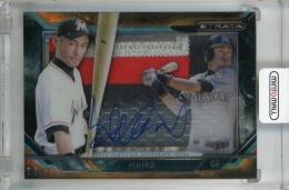 2015 Topps Strata Ichiro Strata Signature Patches #SSP-I Auto ※傷あり【06/25】 Miami Marlins