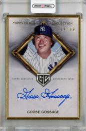 2023 Topps Gilded Collection Goose Gossage Gold Framed Hall of Famers Autographs #HAFA-GG【64/99】 New York Yankees