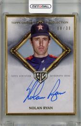 2023 Topps Gilded Collection Nolan Ryan Gold Framed Hall of Famers Autographs #HAFA-NRY ※へこみ・裏面傷あり【08/30】 Houston Astros