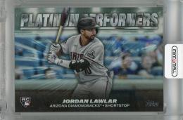 2024 Topps Series 2 Jordan Lawlar Platinum Performers #PP-8 RC Arizona Diamondbacks