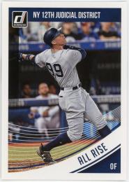 2018 Donruss Variations #148A Aaron Judge/NY 12th Judicial District