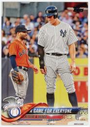 2018 Topps Update #US79 A Game for Everyone/Jose Altuve/Aaron Judge