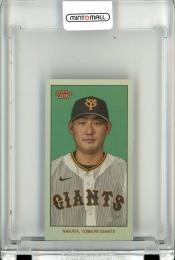 2023 TOPPS NPB 206 ベースボールカード  中田翔 #93 Mini Base Parallel (裏面招き猫版)【2/7】 巨人