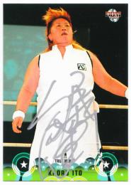 2009 BBM TRUE HEART 伊藤薫 直筆サインカード 銀ペン 49枚限定 /19