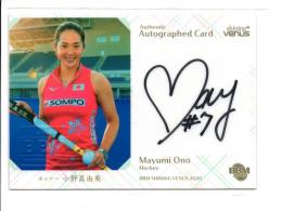 2020 BBM ShiningVenus シャイニングヴィーナス ホッケー  小野真由美 直筆サインカード 68/120
