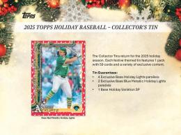 MLB 2025 TOPPS HOLIDAY HOBBY TIN