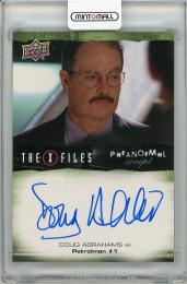 2018 UPPER DECK The X-Files UFOs & Aliens Edition  Doug Abrahams (As Patrolman) Autograph