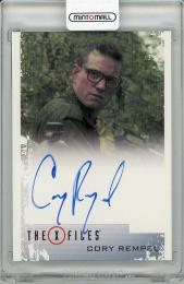 2018 RITTENHOUSE The X-Files  Cory Rempel (As Young Walter Skinner) Autograph