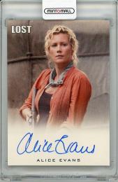 2010 RITTENHOUSE LOST  Alice Evans (As Eloise Hawking) Autograph