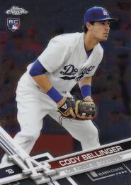 2017 Topps Chrome Los Angeles Dodgers Cody Bellinger Base