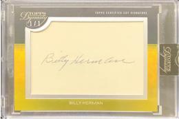 2018 Topps Dynasty Chicago Cubs Billy Herman Cut Autographs(1of1) 1/1