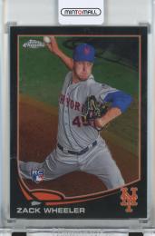 2013 TOPPS CHROME  Zack Wheeler #180 Black【094/100】 New York Mets