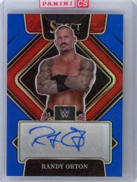 2022 PANINI Select WWE Randy Orton Signatures Prizms Blue #SGRKO【27/49】