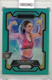 2024 PANINI Prizm WWE Kelani Jordan Prizms Under Card Green #127【02/49】