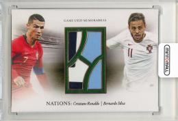 2020 Futera Unique Cristiano Ronaldo / Bernardo Silva  Jersey Patch【1/17】 Portugal