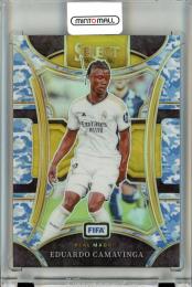 2023-24 Panini Select FIFA Eduardo Camavinga #129 Mezzanine Winter Camo【57/99】 Real Madrid