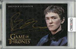 【裏面若干白欠けあり】2021 RITTENHOUSE Game of Thrones  Brenock O'Connor Autograph