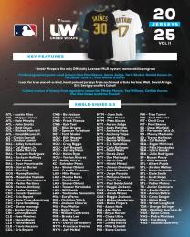 ◆予約◆MLB 2025 FANATICS UNDER WRAPS JERSEYS VOL.2 HOBBY