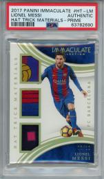 2017 Panini Immaculate Collection Soccer Lionel Messi Hat Trick Materials Prime/#HT-LM【08/10】【PSA Authentic】 FC Barcelona