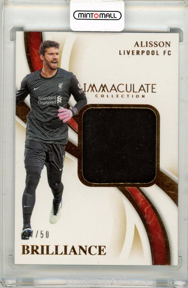 PANINI IMMACULATE アリソン ベッカー Alisson Becker 直筆サインカード ブラジル代表 リバプール 01/10  1stナンバー ジャージナンバー(その他)｜売買されたオークション情報、yahooの商品情報をアーカイ スポーツ