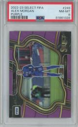 2022-23 Panini Select Fifa Soccer  Alex Morgan Purple #249 2/75【PSA8】