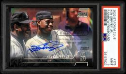 2022 Stadium Club #SCBAKGJ Ken Griffey Jr. Autographs Rainbow Foilboard【22/25】【PSA MINT 9】 Seattle Mariners (MSV#1593)